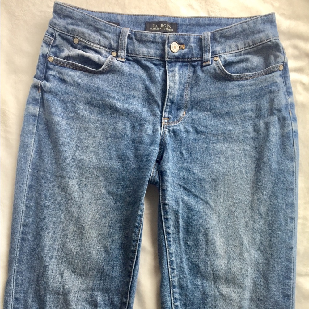 Talbots Five Pocket Boyfriend Jeans - Size 2